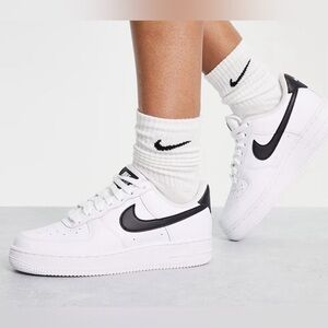 Nike Shoes | Women’s Air Force 1 ‘07 Shoes | White & Black Check | Size 7.5